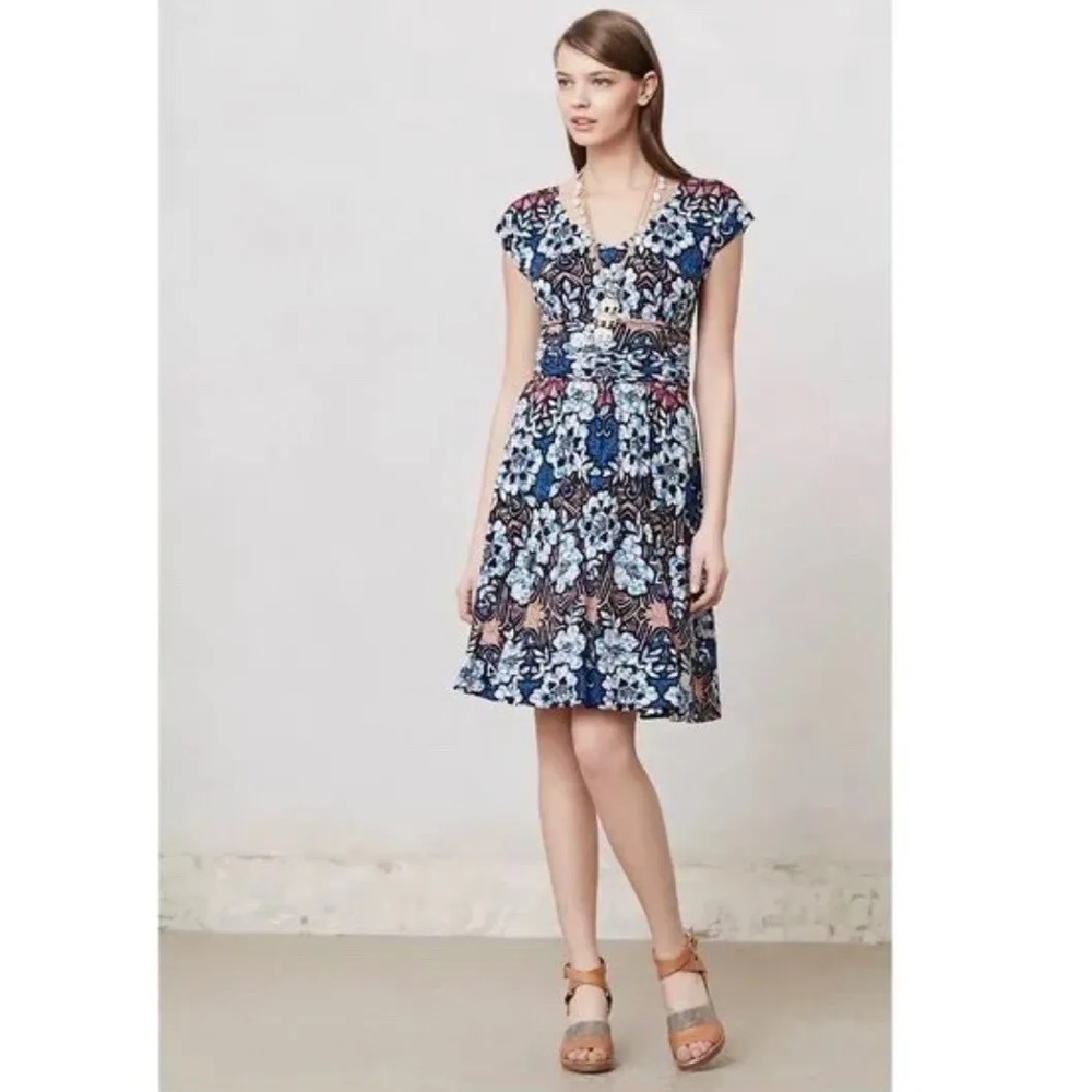 ✨ NWOT Anthropologie Batik Gardenia Dress Sz S